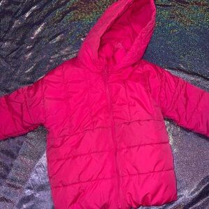 Hot Pink Gap Puffer Jacket